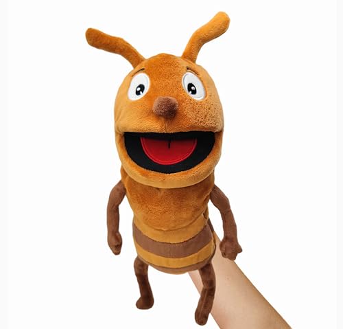 LOMTRATS Insekten-Handpuppen für Kinder, Kleinkinder, inklusive Bienen, Schmetterlingen, Libellen usw. mit beweglichen offenen Mündern, perfekt zum Geschichtenerzählen,Geburtstagsgeschenke von LOMTRATS