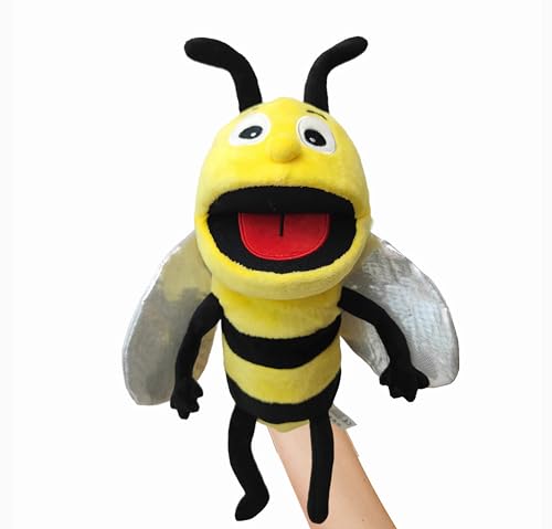 LOMTRATS Insekten-Handpuppen für Kinder, Kleinkinder, inklusive Bienen, Schmetterlingen, Libellen usw. mit beweglichen offenen Mündern, perfekt zum Geschichtenerzählen,Geburtstagsgeschenke von LOMTRATS