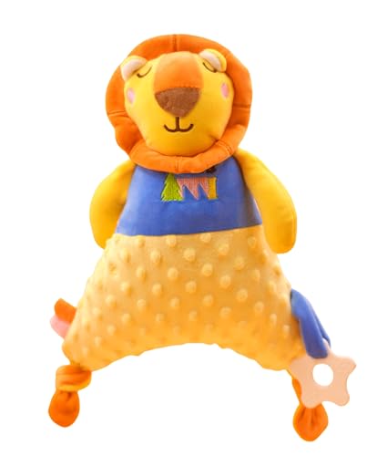 LOMTRATS Schöne Gepunktete Tier Sicherheitsdecke und Handpuppen für Jungen Mädchen Neugeborenen Spielzeug Geschenke Baby Essential Kuscheln Beruhigendes Spielzeug Baby Zeug von LOMTRATS