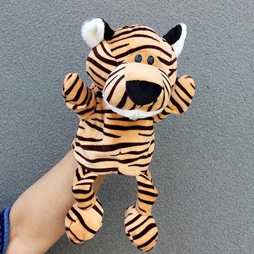 LOMTRATS Tier-Handpuppen für Kinder, Kleinkind, inklusive Wolf, Tiger, Löwe, Affe mit Beinen, perfekt für Geschichtenerzählen, Unterricht, Vorschule, Geburtstagsgeschenke von LOMTRATS