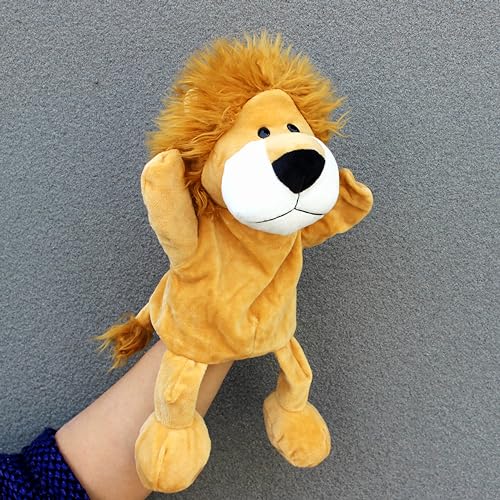 LOMTRATS Handpuppen für Kinder, Kleinkind, inklusive Wolf, Tiger, Löwe, AFFE mit Beinen, perfekt für Geschichtenerzählen, Unterricht, Vorschule, Geburtstagsgeschenke von LOMTRATS