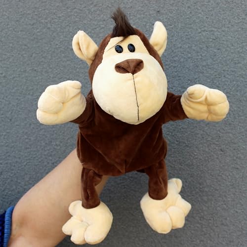 LOMTRATS Tier-Handpuppen für Kinder, Kleinkinder, inklusive Wolf, Tiger, Löwe, Affe mit Beinen, perfekt für Geschichtenerzählen, Unterricht, Vorschule, Geburtstagsgeschenke von LOMTRATS