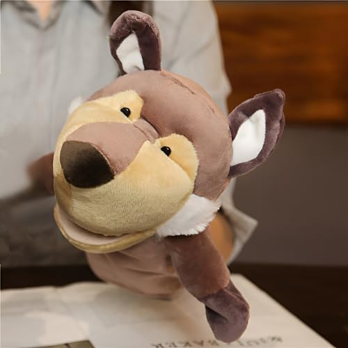 LOMTRATS Tierhandpuppen für Kinder, Kleinkind enthält Wolf, Tiger, Löwe, AFFE und bewegliche offene Münder, perfekt zum Geschichtenerzählen, Unterrichten, im Vorschulalter und als Geburtstagsgeschenk LOMTRATS Tierhandpuppen für Kinder, Kleinkind enthält Wolf, Tiger, Löwe, AFFE und bewegliche offene Münder, perfekt zum Geschichtenerzählen, Unterrichten, im Vorschulalter und als Geburtstagsgeschenk von LOMTRATS