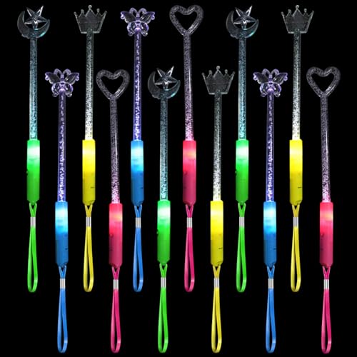 LOMUG 12 Stück LED Leuchtstäbe,Leuchtspielzeug Partyartikel Set, Knicklichter, Dark Give Aways Leuchtendes Spielzeug Geschenke für Kinder Weihnachten, Konzert, Hochzeit, Party Deko Hochzeiten Silveste LOMUG 12 Stück LED Leuchtstäbe,Leuchtspielzeug Partyartikel Set, Knicklichter, Dark Give Aways Leuchtendes Spielzeug Geschenke für Kinder Weihnachten, Konzert, Hochzeit, Party Deko Hochzeiten Silveste von LOMUG