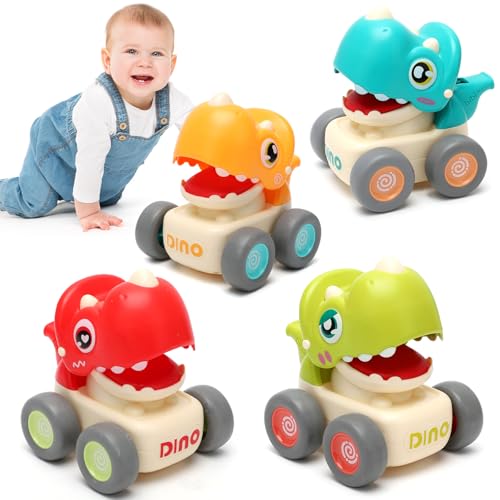 LOMUG Auto Spielzeug ab 1 Jahr Junge, 4 Stück Baby Spielzeug 1 2 3 Jahr, Dinosaurier Auto Spielzeug ab 1 Jahr Jungen und Mädchen,Auto Spielfahrzeug Set Spielzeugauto Geschenk für Kinder ab 1 2 3 Jahre LOMUG Auto Spielzeug ab 1 Jahr Junge, 4 Stück Baby Spielzeug 1 2 3 Jahr, Dinosaurier Auto Spielzeug ab 1 Jahr Jungen und Mädchen,Auto Spielfahrzeug Set Spielzeugauto Geschenk für Kinder ab 1 2 3 Jahre von LOMUG