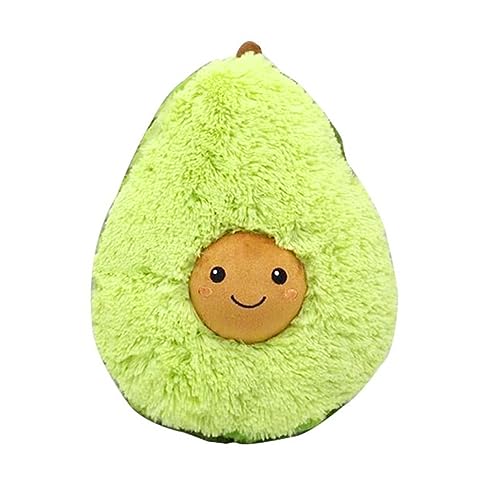 LOMUG Avocado Plüsch, 20cm Plüschtier, Kuscheltier Kissen Weiches Spielzeug für Kinder Mädchen Jungen Frauen Geburtstag Valentinstag Muttertag von LOMUG