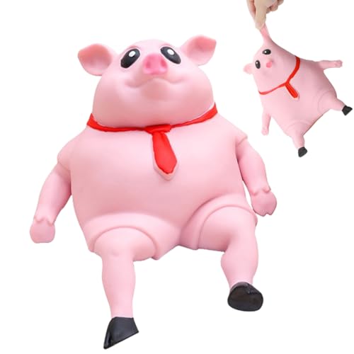 LOMUG Stressspielzeug Schwein, Anti Stress Schwein, Piggy Squeeze Toy, Schweine Quetschspielzeug, Kreatives Dekompressions Schwein, Antistress Spielzeug Geschenke für Kinder Jungen und Mädchen von LOMUG