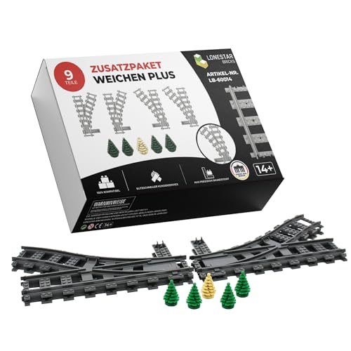 Lonestar Klemmbausteine I XXL Pack I Erweiterungspack I Grau I kompatibel mit den Marktführern (Weichen) Lonestar Klemmbausteine I XXL Pack I Erweiterungspack I Grau I kompatibel mit den Marktführern (Weichen) von LONESTAR