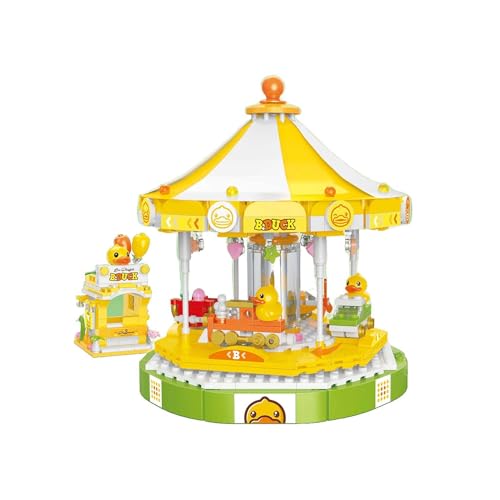 LONESTAR Minibausteine Karussell Jahrmarkt Set, 703 Teile, DIY Klemmbaustein-Modell, buntes 3D Fahrgeschäft, Mini Brick Bausatz, für Kinder ab 8 Jahren & Modellliebhaber LONESTAR Minibausteine Karussell Jahrmarkt Set, 703 Teile, DIY Klemmbaustein-Modell, buntes 3D Fahrgeschäft, Mini Brick Bausatz, für Kinder ab 8 Jahren & Modellliebhaber von LONESTAR