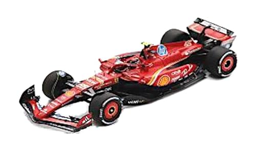 LookSmart 1/43 Scuderia Ferrari SF-24 2024 F1 Monaco GP 3rd Place #55 C.Sainz Fertiges Produkt von LOOKSMART