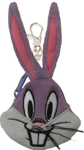 LOONEY TUNES 233322 - Bugs Bunny Plüsch-Schatzhalter, 7 cm,Bunt von Joytoy