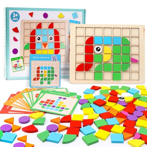 LOOPES Geometrische Formen Holzpuzzle Kinder Tangram Montessori Spielzeug Tangram Puzzle mit 44 Muster für 4 5 6 Jahr Jungen Mädchen Weihnachten Geburtstag Geschenk Pädagogisches Rätselgeschenk LOOPES Geometrische Formen Holzpuzzle Kinder Tangram Montessori Spielzeug Tangram Puzzle mit 44 Muster für 4 5 6 Jahr Jungen Mädchen Weihnachten Geburtstag Geschenk Pädagogisches Rätselgeschenk von LOOPES