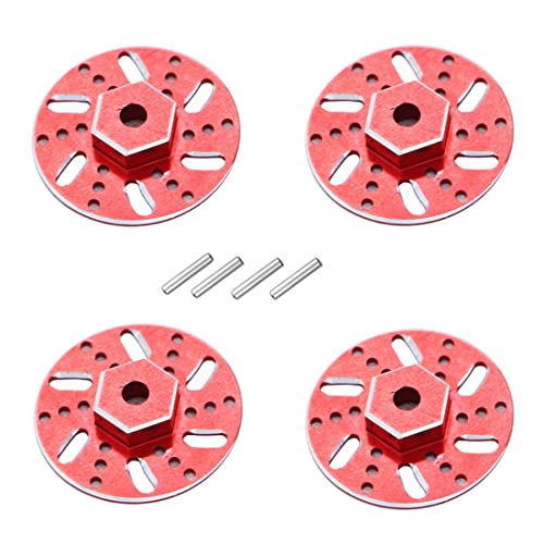 LOOR 4 StüCke Metall 9Mm Rad Hex Adapter Bremsscheibe für SG 1603 SG1603 SG1604 UD1601 UD1603 UD1604 1/16 RC Upgrades Teile,1 von LOOR