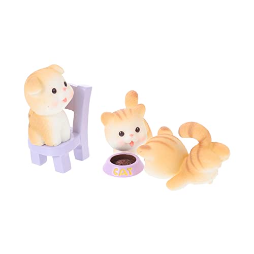 LOORGVEL 1 Satz Katzenfiguren Resin Teiliges für Garten und Wohnraumdekoration Realistische Tierornamente für Schreibtisch Auto und Geschenkideen LOORGVEL 1 Satz Katzenfiguren Resin Teiliges für Garten und Wohnraumdekoration Realistische Tierornamente für Schreibtisch Auto und Geschenkideen von LOORGVEL