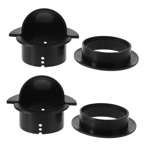 LOORGVEL 1 Satz Kickertisch-Torset Teile Für Fußballtische Behälterbohrer Desktop-fußball Dynamische Teile Fußball Tischfußball Tischfussball Austausch Von Tischfußballteilen Plastik Black von LOORGVEL