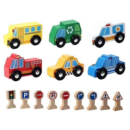 LOORGVEL 1 Schachtel Holzspielzeug Verkehrszeichen für Miniatur Straßenverkehrsschilder Lernspielzeug mit Realistischen Modellen Leicht Tragbar Langlebig Fördert Verkehrssicherheit und LOORGVEL 1 Schachtel Holzspielzeug Verkehrszeichen für Miniatur Straßenverkehrsschilder Lernspielzeug mit Realistischen Modellen Leicht Tragbar Langlebig Fördert Verkehrssicherheit und von LOORGVEL