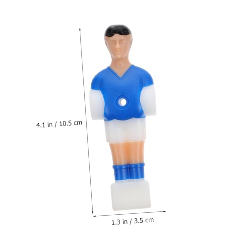 LOORGVEL 10 Stück Teiliges Lustige Fußballspieler Figuren aus Robustem Kunststoff Kompatibel mit Standard tischfußballmaschinen Verschleißfest für Eltern zum Gemeinsamen von LOORGVEL