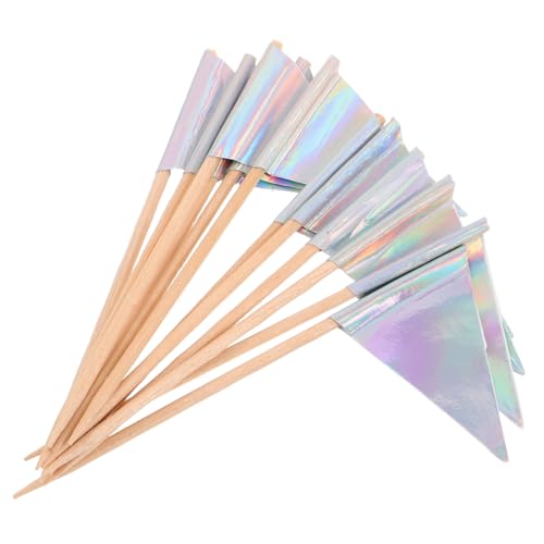 LOORGVEL 12 Stück Dreieck Flaggen zum Kuchen Dekorieren Bunte Party Topper für Geburtstagsfeiern Hochzeiten und Dessertpräsentationen Stabile Zahnstocher Fahnen für Obst und Snacks LOORGVEL 12 Stück Dreieck Flaggen zum Kuchen Dekorieren Bunte Party Topper für Geburtstagsfeiern Hochzeiten und Dessertpräsentationen Stabile Zahnstocher Fahnen für Obst und Snacks von LOORGVEL
