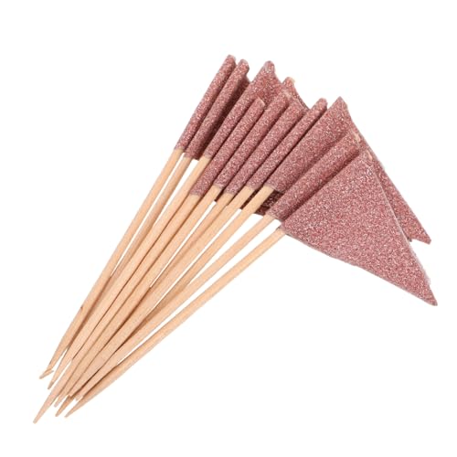 LOORGVEL 12 Stück Teiliges Dreieckige Fahnen Zahnstocher Sticks Roségold Glitzer Kuchen und Dessertdeko für Geburtstag Hochzeit Party Vielseitige Food Flag Picks für Obst Käse Vorspeisen LOORGVEL 12 Stück Teiliges Dreieckige Fahnen Zahnstocher Sticks Roségold Glitzer Kuchen und Dessertdeko für Geburtstag Hochzeit Party Vielseitige Food Flag Picks für Obst Käse Vorspeisen von LOORGVEL