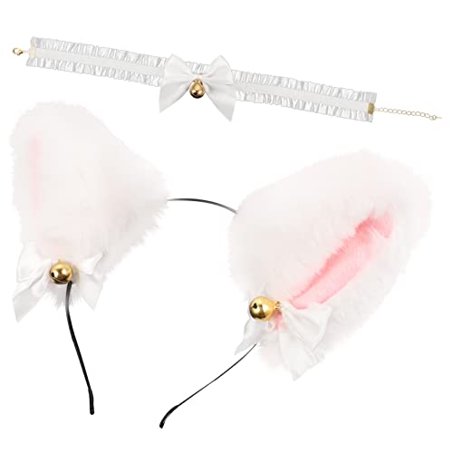 LOORGVEL 1Satz Katzenohren Haarreif mit Glocken und Stirnband für Cosplay Geburtstagsfeiern und Karneval Langlebiges Bequemes Zubehör für Auftritte und Stilvolle Looks LOORGVEL 1Satz Katzenohren Haarreif mit Glocken und Stirnband für Cosplay Geburtstagsfeiern und Karneval Langlebiges Bequemes Zubehör für Auftritte und Stilvolle Looks von LOORGVEL