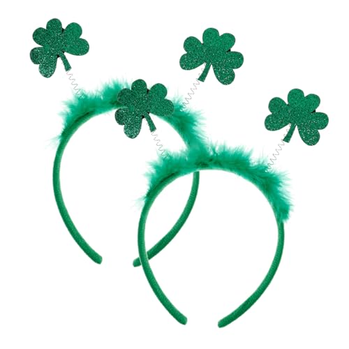 LOORGVEL 2 Stück Haarreif für Patrick's Day Kleeblatt Kopfschmuck Leicht und Langlebig Festival Accessoire für Partys und Feierlichkeiten LOORGVEL 2 Stück Haarreif für Patrick's Day Kleeblatt Kopfschmuck Leicht und Langlebig Festival Accessoire für Partys und Feierlichkeiten von LOORGVEL
