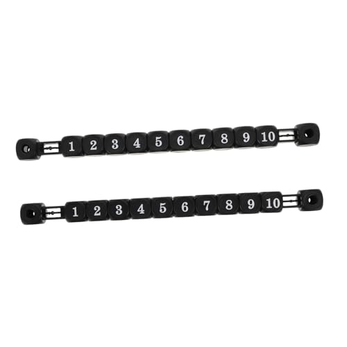 LOORGVEL 2 Stück Langlebige Kunststoff Score Keeper für Tischfußball Multipurpose Scoring Counter Kompatibel mit Standard Kicker Einfache Installation Vielseitig für Tischspiele von LOORGVEL