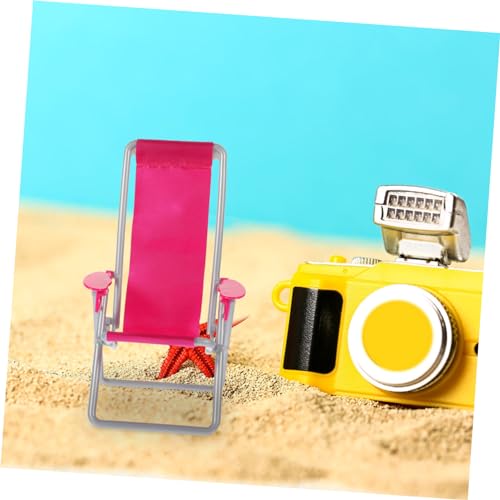 LOORGVEL 2 Stück Mini Faltbarer Strandstuhl Realistische Simulation Kleine Liegestühle als Dekoration für Puppenhaus Miniaturgarten DIY Strand Accessoires Leicht und Dekorativ LOORGVEL 2 Stück Mini Faltbarer Strandstuhl Realistische Simulation Kleine Liegestühle als Dekoration für Puppenhaus Miniaturgarten DIY Strand Accessoires Leicht und Dekorativ von LOORGVEL