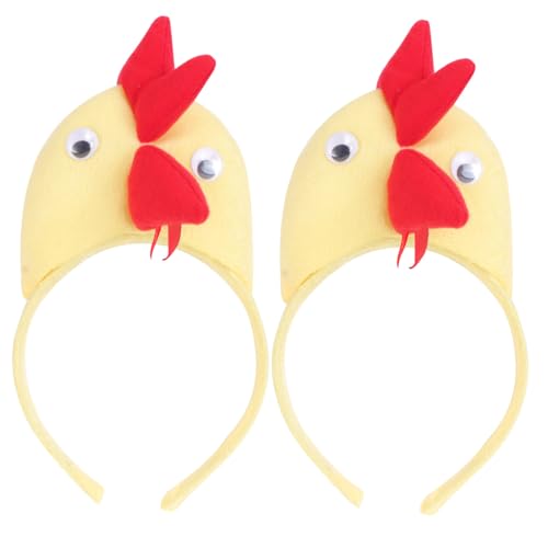 LOORGVEL 2 Stück Teiliges Cosplay Haarband Küken Kopfschmuck Party Kostüm Zubehör für Karneval Halloween Geburtstagsfeier und Bühnenauftritte LOORGVEL 2 Stück Teiliges Cosplay Haarband Küken Kopfschmuck Party Kostüm Zubehör für Karneval Halloween Geburtstagsfeier und Bühnenauftritte von LOORGVEL