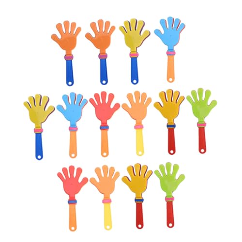 LOORGVEL 20 Stück Teiliges Bunte Handklatschen aus Kunststoff Händeklatschspielzeug Partyspielzeug für Kindergeburtstag Sportveranstaltungen und Konzertfans Geeignet von LOORGVEL