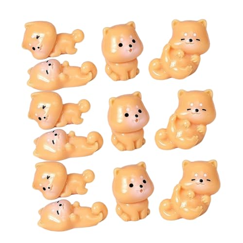 LOORGVEL 20stücke Miniatur-welpenfiguren Aus Harz Mini-hundestatuen Hundemodelle Spielzeug Für DIY-puppenhaus Bonsai Mikrolandschaft Kuchendekoration LOORGVEL 20stücke Miniatur-welpenfiguren Aus Harz Mini-hundestatuen Hundemodelle Spielzeug Für DIY-puppenhaus Bonsai Mikrolandschaft Kuchendekoration von LOORGVEL