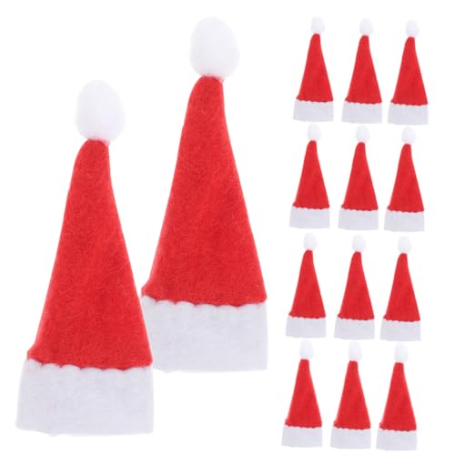 LOORGVEL 24 Stck. Mini Weihnachtsmützen aus Filz Teiliges Bunte Mini Hüte für Lollipop Dekoration Weihnachtsdeko DIY Weihnachten Festliche Tischdeko und Partyaccessoires LOORGVEL 24 Stck. Mini Weihnachtsmützen aus Filz Teiliges Bunte Mini Hüte für Lollipop Dekoration Weihnachtsdeko DIY Weihnachten Festliche Tischdeko und Partyaccessoires von LOORGVEL
