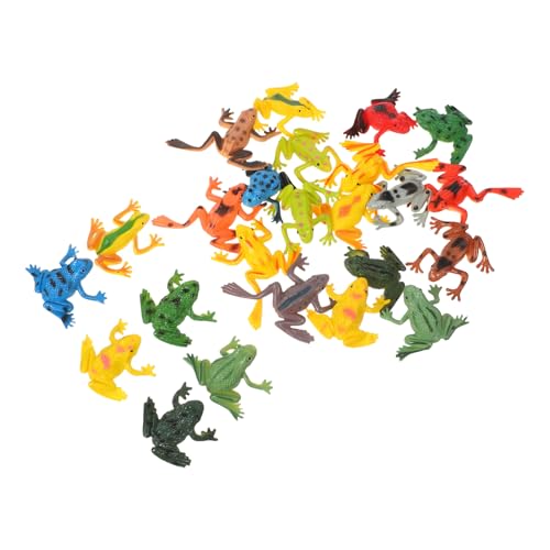 LOORGVEL 24 Stück Teiliges Froschfiguren aus Hochwertigem Kunststoff Wetterbeständig Realistisch Detaillierte Froschskulpturen für Garten Heimdekoration Spielerische Naturbeobachtung und LOORGVEL 24 Stück Teiliges Froschfiguren aus Hochwertigem Kunststoff Wetterbeständig Realistisch Detaillierte Froschskulpturen für Garten Heimdekoration Spielerische Naturbeobachtung und von LOORGVEL