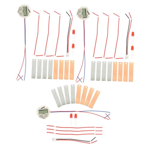 LOORGVEL 3 Sätze DIY Obstbatterie Experimentiergerät mit Metallteilen Elektronik Bausatz für Schüler Lernspielzeug Beobachtung und Analysefähigkeiten LOORGVEL 3 Sätze DIY Obstbatterie Experimentiergerät mit Metallteilen Elektronik Bausatz für Schüler Lernspielzeug Beobachtung und Analysefähigkeiten von LOORGVEL