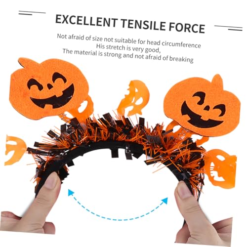 LOORGVEL 3 Stück Halloween Haarreif Teiliges mit Totenkopf und Kürbis Motiv Langlebiger Haarschmuck für Erwachsene für Kostümpartys Festivals und Halloween Dekoration LOORGVEL 3 Stück Halloween Haarreif Teiliges mit Totenkopf und Kürbis Motiv Langlebiger Haarschmuck für Erwachsene für Kostümpartys Festivals und Halloween Dekoration von LOORGVEL