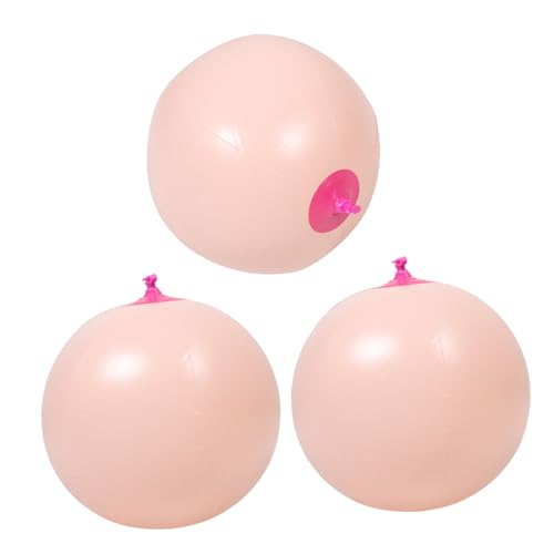 LOORGVEL 3 Stück PVC Strandbälle Leichte Aufblasbare Bälle für Pool und Strandspiele Kinderfreundliches Material Schnelle Inflation für Sommer und Outdoor Partys LOORGVEL 3 Stück PVC Strandbälle Leichte Aufblasbare Bälle für Pool und Strandspiele Kinderfreundliches Material Schnelle Inflation für Sommer und Outdoor Partys von LOORGVEL