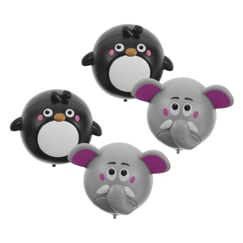 LOORGVEL 4 Stück Mini-rückziehauto Riemenscheibe Aufbewahrungsregal Für Gewürzflaschen Kinderspielzeug Kugelrollen Cartoon- Kinderzimmerdekoration Cartoon-Ringe Mini- Pp von LOORGVEL