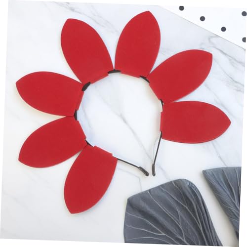 LOORGVEL 4 Stück Sonnenblumen Haarreifen Valentinstag Haaraccessoires Blumenkranz Haarband Boho Festival Haarreif für Geburtstage Partys von LOORGVEL