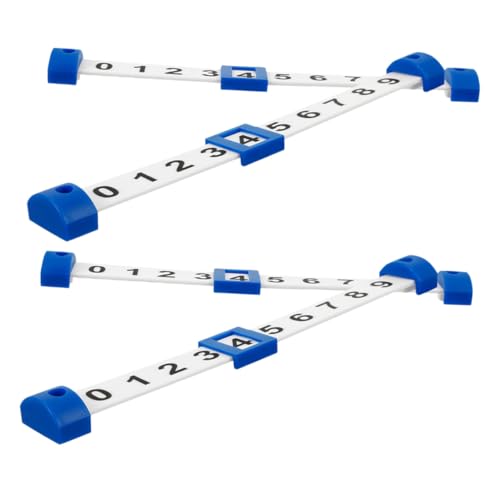 LOORGVEL 4 Stück Teiliges Tischfußball Score Counter Kompakt und Robust mit Leicht Gleitendem Schiebemechanismus Passend für Standard Foosball Tische für Jahren von LOORGVEL