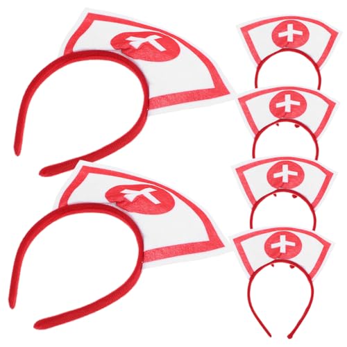 LOORGVEL 6 Stück Halloween Nurse Stirnband mit Roter Herz und Weißem Kreuz Cosplay Haarschmuck für Party Kostüm Fotoshooting Wiederverwendbar und Langlebig LOORGVEL 6 Stück Halloween Nurse Stirnband mit Roter Herz und Weißem Kreuz Cosplay Haarschmuck für Party Kostüm Fotoshooting Wiederverwendbar und Langlebig von LOORGVEL