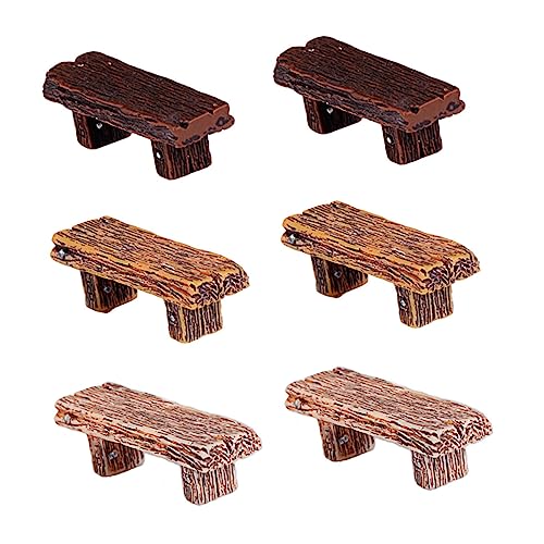 LOORGVEL 6 Stück Mini Resin Stühle Dekoration Imitierte Holzoptik DIY Landschafts Stühle Puppenhäuser und Garten Deko Zufällige Farben Zufällige Farbe LOORGVEL 6 Stück Mini Resin Stühle Dekoration Imitierte Holzoptik DIY Landschafts Stühle Puppenhäuser und Garten Deko Zufällige Farben Zufällige Farbe von LOORGVEL