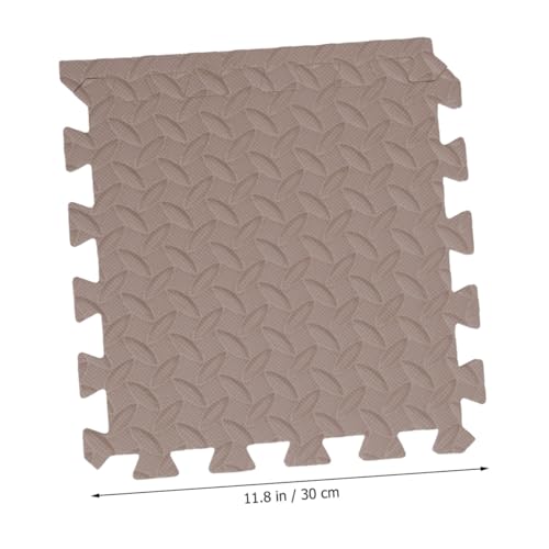 LOORGVEL 6 Stück Teiliges Puzzlematte aus Dickem Eva mit Blättermuster rutschfeste Bodenfliesen Stoßdämpfender Spielteppich für Schützender Bodenbelag für Wohnzimmer und Spielzimmer Kaffee LOORGVEL 6 Stück Teiliges Puzzlematte aus Dickem Eva mit Blättermuster rutschfeste Bodenfliesen Stoßdämpfender Spielteppich für Schützender Bodenbelag für Wohnzimmer und Spielzimmer Kaffee von LOORGVEL