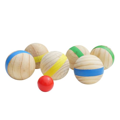 LOORGVEL 7 Stück Teiliges Kreatives Holzspielzeug für Französische Stil Gras Bälle für Wurfspiele im Freien für Gartenpartys und Freizeitaktivitäten Zufällige Farbe Zufällige Farbe LOORGVEL 7 Stück Teiliges Kreatives Holzspielzeug für Französische Stil Gras Bälle für Wurfspiele im Freien für Gartenpartys und Freizeitaktivitäten Zufällige Farbe Zufällige Farbe von LOORGVEL