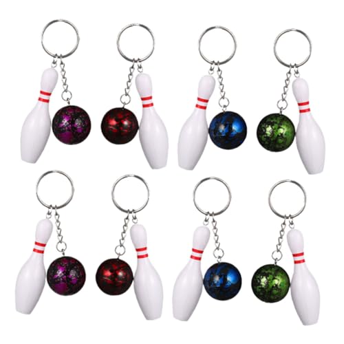 LOORGVEL 8 Stück Teiliges Bowling Schlüsselanhänger Mini Bowlingkugel Anhänger Sportdesign als Party Deko und Geschenk für Freunde Familie Tasche Rucksack LOORGVEL 8 Stück Teiliges Bowling Schlüsselanhänger Mini Bowlingkugel Anhänger Sportdesign als Party Deko und Geschenk für Freunde Familie Tasche Rucksack von LOORGVEL