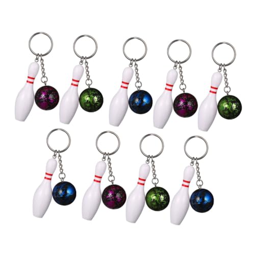 LOORGVEL 9 Stück Teiliges Mini Bowling Schlüsselanhänger Kreative Bunte Camouflage Farben Origineller Backpack Charm Lebendige Bowling Party Dekoration LOORGVEL 9 Stück Teiliges Mini Bowling Schlüsselanhänger Kreative Bunte Camouflage Farben Origineller Backpack Charm Lebendige Bowling Party Dekoration von LOORGVEL