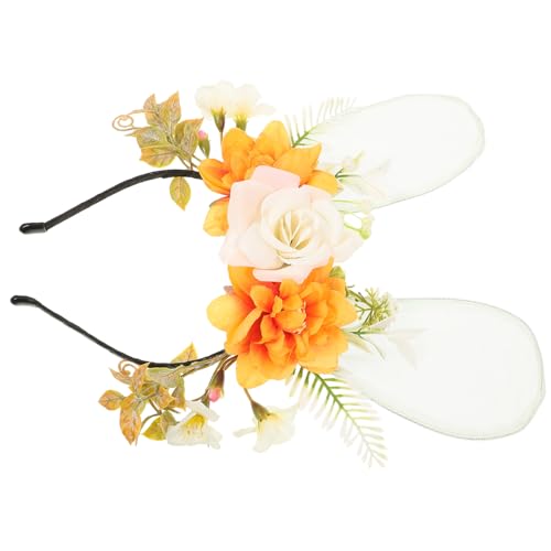 LOORGVEL Blumiges Kaninchenohr Haarreif aus Netzstoff Leichtes Dekoratives Stirnband mit Flauschigen Hasenohren für Mädchen Geeignet für Kostümparty Geburtstag und Bühnenauftritt LOORGVEL Blumiges Kaninchenohr Haarreif aus Netzstoff Leichtes Dekoratives Stirnband mit Flauschigen Hasenohren für Mädchen Geeignet für Kostümparty Geburtstag und Bühnenauftritt von LOORGVEL