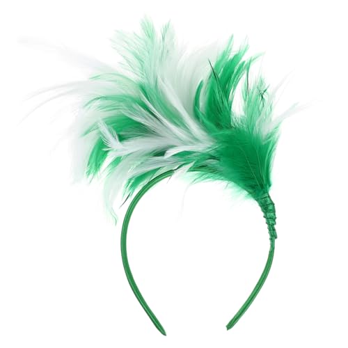 LOORGVEL Feder Haarschmuck Kopfschmuck Damen Feder Haarreif Leichtes Party Headband Eleganter Haarschmuck für Frauen und Festliche Anlässe von LOORGVEL