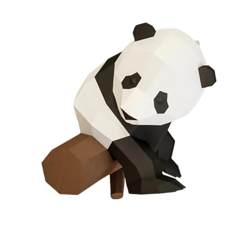 LOORGVEL Geometrisches Origami Panda Modell Handgemachte Dekoration Sitzender Panda Papierfigur Deko Ornament aus Perlmuttpapier Einfach Zusammenzubauen für Zuhause und Party LOORGVEL Geometrisches Origami Panda Modell Handgemachte Dekoration Sitzender Panda Papierfigur Deko Ornament aus Perlmuttpapier Einfach Zusammenzubauen für Zuhause und Party von LOORGVEL