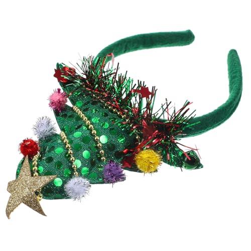LOORGVEL Glitzer Weihnachtsbaum Stirnband mit Glocke Leichtes Festliches Haarband für Damen Dekoratives Xmas Party Haarreif Bequemes und Einzigartiges Weihnachtsfeier Accessoire LOORGVEL Glitzer Weihnachtsbaum Stirnband mit Glocke Leichtes Festliches Haarband für Damen Dekoratives Xmas Party Haarreif Bequemes und Einzigartiges Weihnachtsfeier Accessoire von LOORGVEL