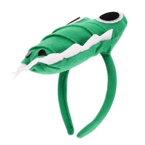 LOORGVEL Halloween Cosplay Tierkopf Haarreif Krokodil Design Cartoon Haarband für Frauen Partys Geburtstage Bühnendekoration LOORGVEL Halloween Cosplay Tierkopf Haarreif Krokodil Design Cartoon Haarband für Frauen Partys Geburtstage Bühnendekoration von LOORGVEL