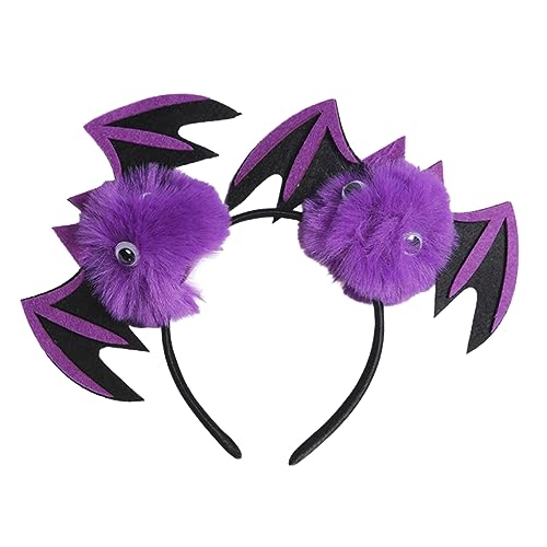 LOORGVEL Halloween Haarreif mit Kreativen Fledermaus Elementen Leichtes Komfortables Stirnband für Kostüm und Halloween Partys Auffälliges Damen Accessoire für Mottopartys von LOORGVEL